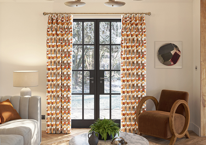 Castillo Velvet, Copper - Made to Measure Curtain - Image 3